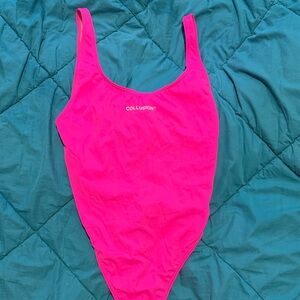 ASOS Bright Pink Women's One Piece Swimsuit